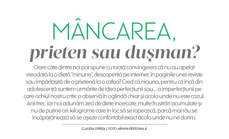 Claudia - Aparitie in Mâncarea, prieten sau dușman?